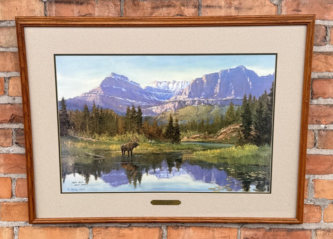 Mark Ogle Reflections of Glacier Moose Country (1 of 5)