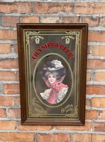 Olympia Brewing Beer Mirror Bar Sign