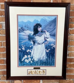 Haren Noles Song Child's Spring Bouquet Print