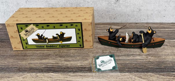 Big Sky Carvers Bearfoots Fishin Buddies Bear