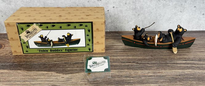 Big Sky Carvers Bearfoots Fishin Buddies Bear