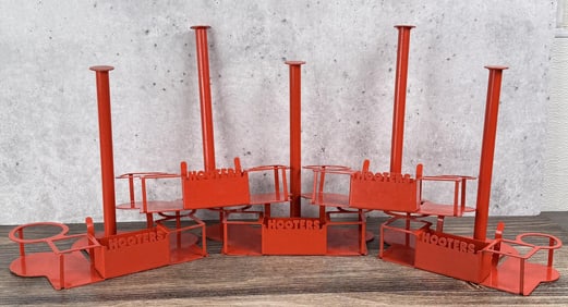 Hooters Restaurant Condiment Holders Caddies