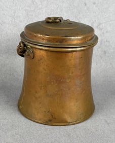 Dovetailed Copper Bail Handle Cooking Pot