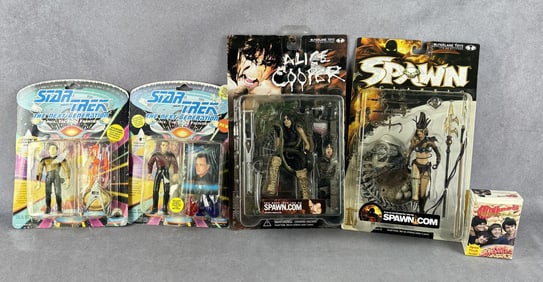 Alice Cooper Spawn Star Trek Action Figures