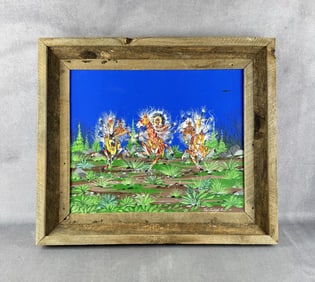 Kiowa Native American Indian Painting