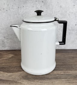 Enamelware Cowboy Coffee Pot