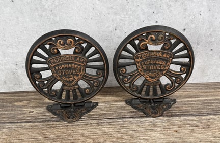 Peninsular Furnaces Stoves Ranges Cast Iron Covers