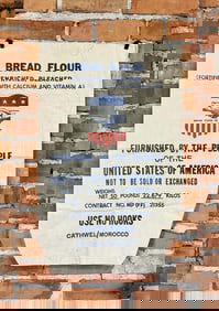 Bread Flour Foreign Aide Canvas Sack
