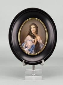 Madame Rimsky Korsakov Painting on Ivory