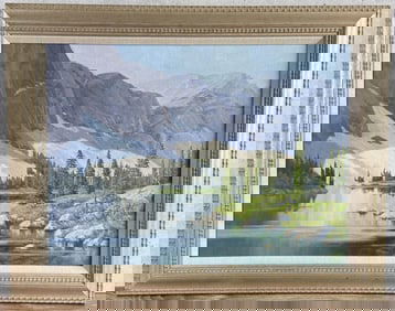 J. Stevens California Oil on Canvas Painting