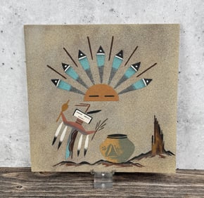 Gloria Thompson Navajo Indian Sand Painting