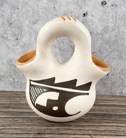 Stella Teller Isleta Pueblo Wedding Vase