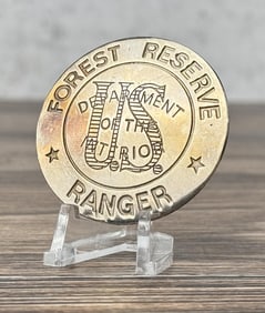 US Department of Interior Forest Reserve Badge