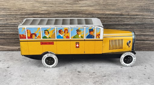 Lackerli-Huus Swiss Tin Toy Bus