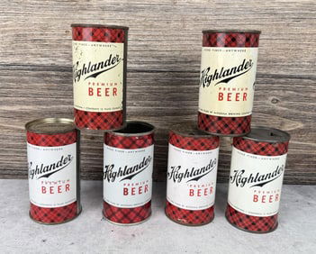 Highlander Beer Cans Missoula Montana