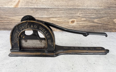 Stone Ordean Wells Co Arrow Tobacco Cutter