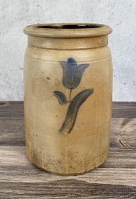 2 Gallon Salt Glaze Stoneware Jar