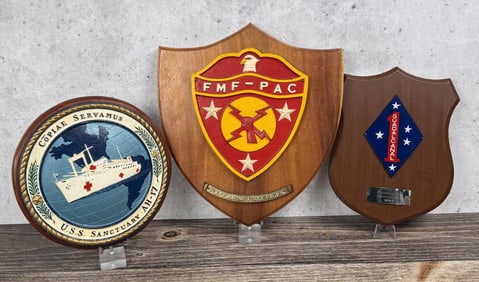 Vietnam War Marine Corps Plaques