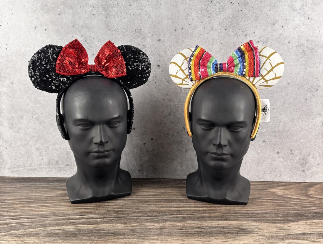 Disney Mickey Mouse Ears: Concha and Red Sequins