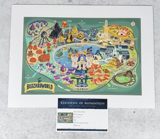 Jondo Ltd Blizzard World Glen Brogan Print