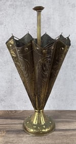 Victorian Brass Umbrella Stand