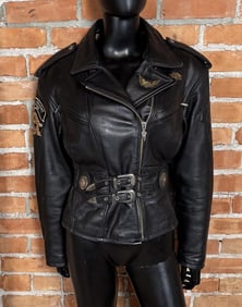 Harley Davidson Womens Leather Motorcycle Jacket