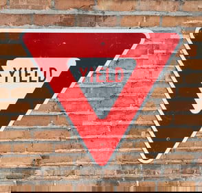 San Diego California Yield Street Sign