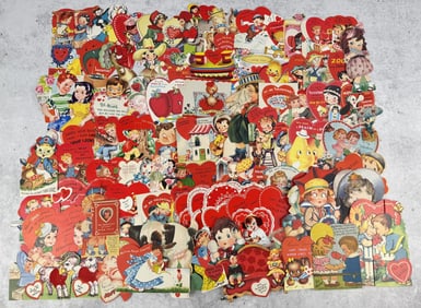 1950s Die Cut Valentine Cards