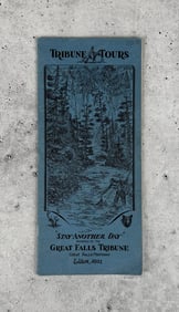 1932 Great Falls Montana Tribune Tours Booklet