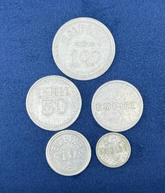 Empire Billiard Hall Lewistown Montana Tokens