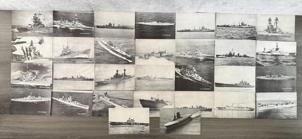 Collection of US Navy Battleship Prints