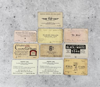 Collection of Antique Montana Business Cards