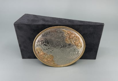 Montana Silversmiths Cowboy Belt Buckle