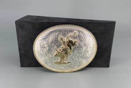 Montana Silversmiths Cowboy Belt Buckle