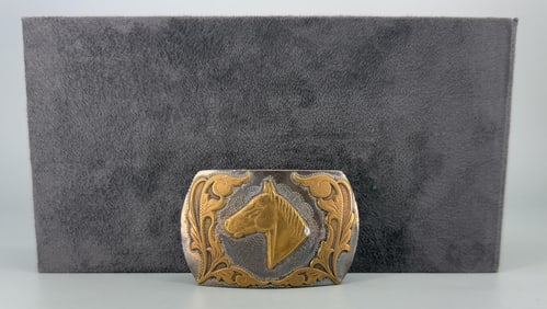 Irvine & Jachens Cowboy Belt Buckle