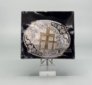 Montana Silversmiths Cowboy Belt Buckle