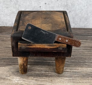 Miniature Salesman Sample Size Butcher Block