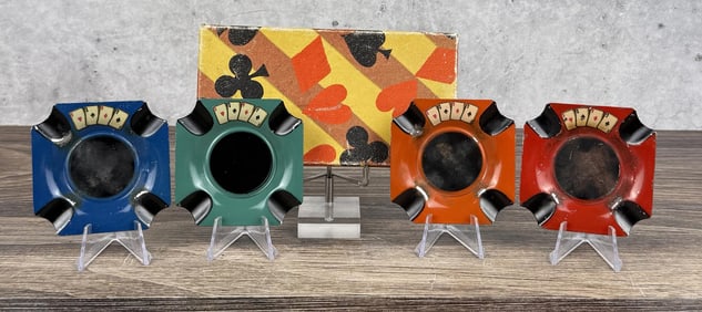 Card Suit Ashtray Set