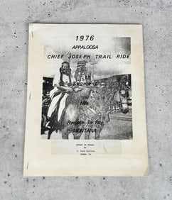 1976 Appaloosa Chief Joseph Trail Ride