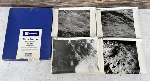 NASA Escochrome Photos of the Moons Surface