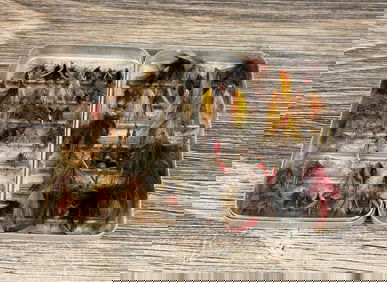 Collection of Antique Montana Trout Fishing Flies