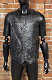 Italian Stone Design Navarre Leather Vest