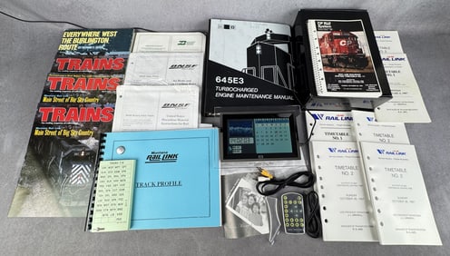 Collection of Montana Rail Link Railroad Ephemera
