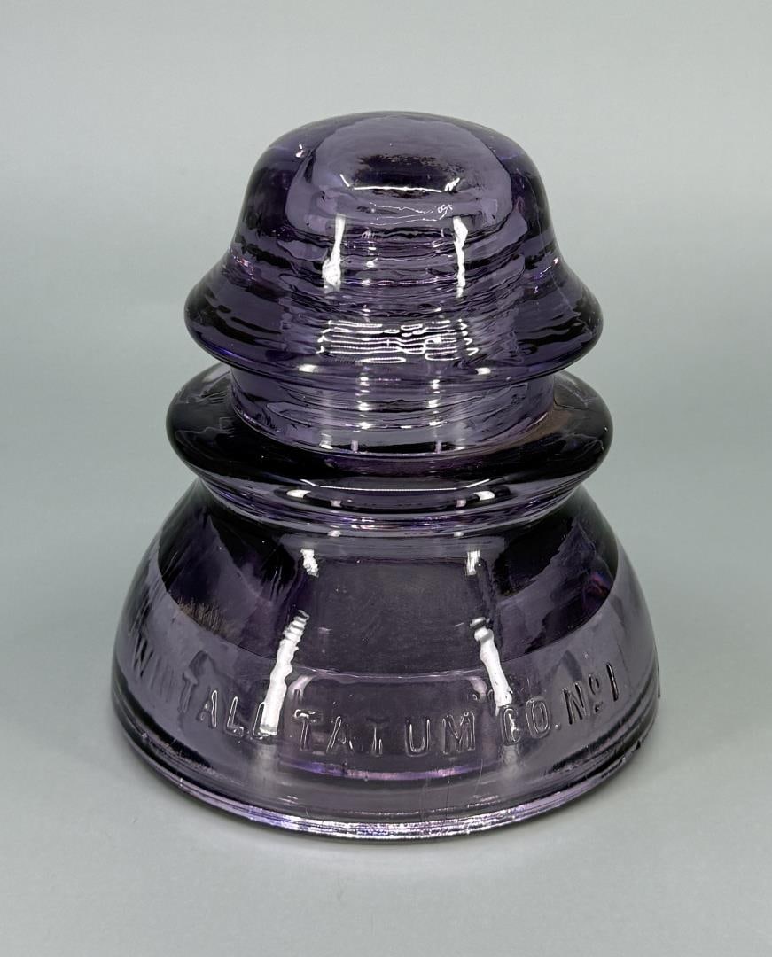 Whitall Tatum CD 154 Purple Insulator: Nice example