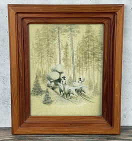 John Davis Pacific Northwest Oxteam Pastel