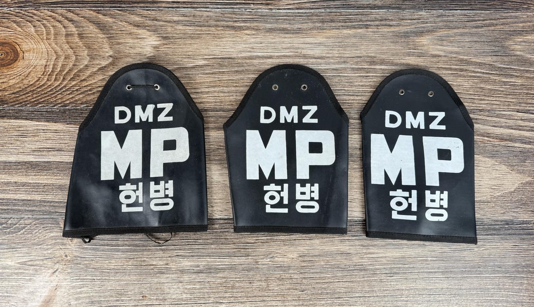 Korean War DMZ Military Police Armbands: Nice grouping