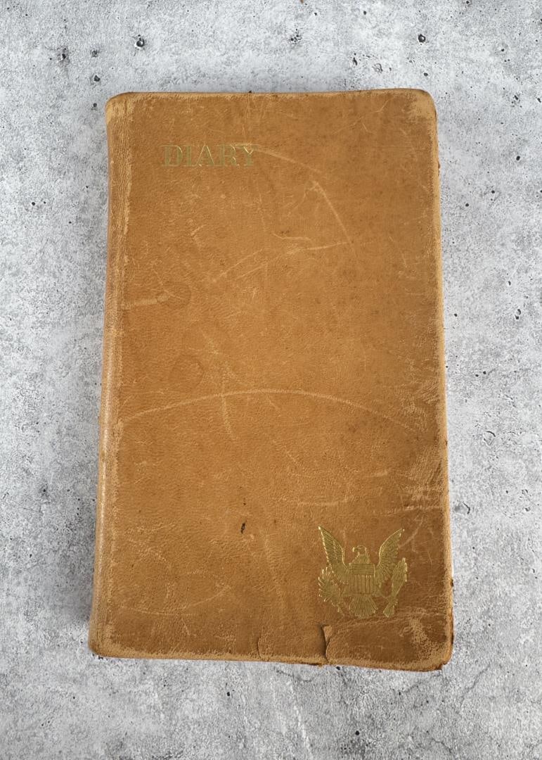 WW2 US Army Journal: Identified to Sargent John E. Crayne.