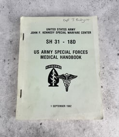 US Army Special Forces Medical Handbook