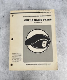 CMF 18 Basic Tasks Special Forces