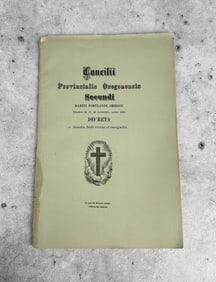 Decrees of the Second Provincial Council of Oregon